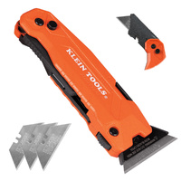 Klein FlickBlade 2-in-1 Utility Knife / Scraper with Blade Storage
