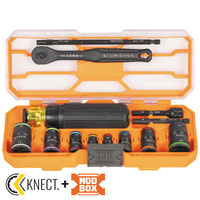 Klein Flip-16 Knect Ratcheting Impact Flip Socket Screwdriver Set