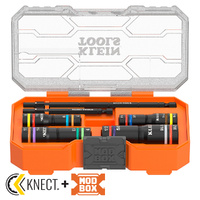 Klein Tools Quad-16 Heavy-Duty Impact Flip Sockets SAE/Metric Set