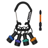 Klein Tools 5-Piece Bit Holder Keychain Set