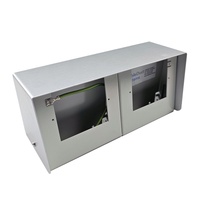 Cable Duct Systems Above Ground Floor Box Natural Anodised (Back To Back Blank)