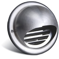 Allvent 125MM Stainless Steel Dome Grille
