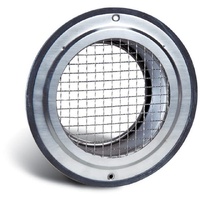 Allvent 125MM Stainless Steel Eave Grille