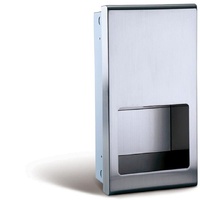 Allvent Recessed 1600W Automatic Hand Dryer Satin Stainless Steel