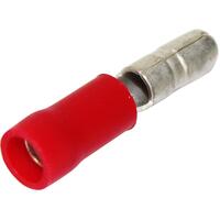 Hellermann Tyton Male Bullet Red D/Grip 0.5mm - 1.5mm PK100