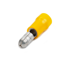 Hellermann Tyton Male Bullet Yellow D/Grip 4mm - 6mm PK50