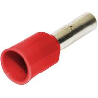 Hellermann Tyton Bootlace Terminals Red 1.0mm PK100
