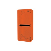 Trader Buffalo Enclosure Back Box Shallow 2 Gang with 25mm and 2 x 20mm Entries Chemical Resistant Orange