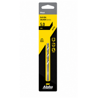 Sheffield Alpha 5MM Jobber Drill Bit Carded Silver Series 