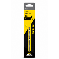 Sheffield Alpha 6MM Jobber Drill Bit Carded Silver Series 