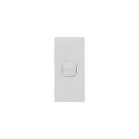 Trader Clouded  Leopard 1G Architrave Switch Matt White