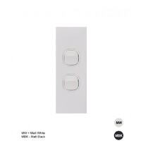 Trader Snow Leopard 2G Architrave Switch Matt White