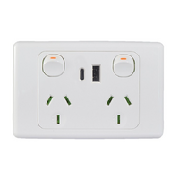 Trader Cougar 2G PowerPoint 10A 250V USB Charger A+C