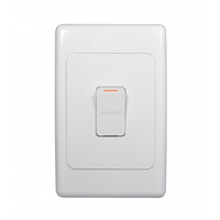 Trader Cougar 45A Oven Switch Double Pole Vertical White