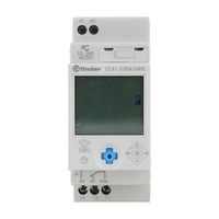 NHP Finder 12 Series Digital Time Switch 1 Changeover 50MEM 24V AC/DC