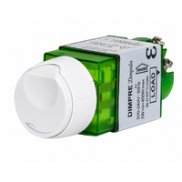 Trader Dimpala 400W Electronic Push Rotary LED Dimmer with Green Glow