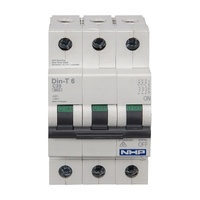 NHP Din-T MCB 16A 3 Pole 6KA C Curve