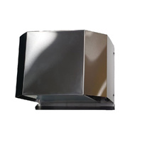 Fanco Habitat Thin Wall EH-20 Hood 150mm Chrome External Vent