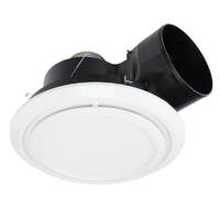 Fanco Luna Quiet Boost 250 Ceiling Exhaust Fan LED Light White