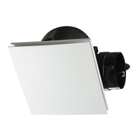 Fanco Hybrid High Performance Square Ceiling Exhaust Fan White