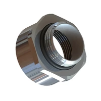 CABAC Nickel-Plated Brass Metal Enlarger M50 Male to M63 Female