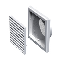 Fanco Plastic Flyscreen Vent 150mm White