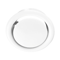 Fanco Metal Cone Vent 200mm White