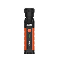 CLA Adjustable Zoom Torch LED 180° Rechargeable 900LM Flood Spot Beam Torch IP54 IK08
