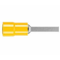 Cabac Pre-Insulated Flat Blade Terminal Double Grip 2.9 x 16.6mm 2.5–6.0mm²