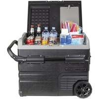 Electus 45L Brass Monkey Portable Dual Zone Fridge/Freezer with Wheels and Battery Compartment