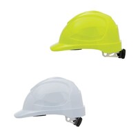 Paramount V9 Unvented Polycarbonate Type 2 Hard Hat With Ratchet Harness