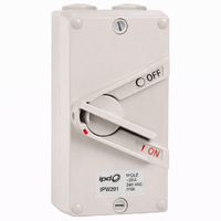 IPD Padlockable Weatherproof Isolator 1 Pole 20A 240V IP66