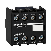 Schneider Electric TeSys Deca Auxiliary Contact Block 2NO 2NC Front Mount