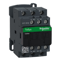 Schneider TeSys Contactor 3P(3 NO) AC-3/AC-3e 0 to 440V 12A 32VAC 50/60Hz coil
