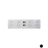 Trader Leopard 4X4 - 4 Socket's x 4 USB's - Double Pole - 250V 10A