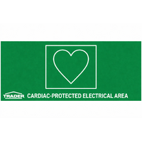 Trader Medicat Cardiac Protected Area Sign