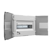 NHP MOD6+ Loadcentre Lightning 12-Way Flush Mount Transparent Door