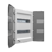 NHP MOD6+ Loadcentre Lightning 24-Way Flush Mount Transparent Door