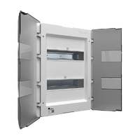 NHP MOD6+ Loadcentre Lightning 24-Way Surface Mount Transparent Door