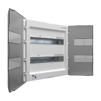 NHP MOD6+ Loadcentre Lightning 36-Way Flush Mount Transparent Doo