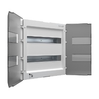 NHP MOD6+ Loadcentre Lightning 36-Way Surface Mount Transparent Door