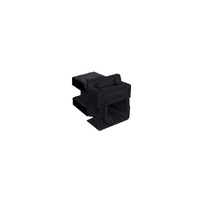 Trader Meerkat Data Outlet Clipin Mechanism Cat 6A Black