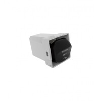 Trader Meerkat Switch Mechanism 3-Position 10AX/16A 250V Cat's Eye (labelled Sensor/Off/On black)