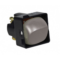 Trader Meerkat Double Pole Switch Mechanism 10AX 250V Cat's Eye Silver