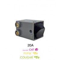 Trader Meerkat Switch Mechanism Double Pole 20A 250V Black