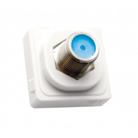 Trader Meerkat TV Socket, F to F Type Connection Modular Clip Foxtel Approved