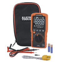 Klein Slim Digital Multimeter TRMS Auto-Ranging 600V Temp