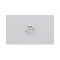 Legrand Inspyra 10A/10AX Horizontal 1 Gang Switch Matte White