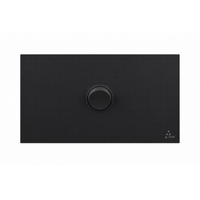 Legrand Inspyra IP44 10A/10AX Horizontal 1 Gang Switch Matte Black