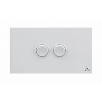 Legrand Inspyra IP44 10A/10AX Horizontal 2 Gang Switch Matte White